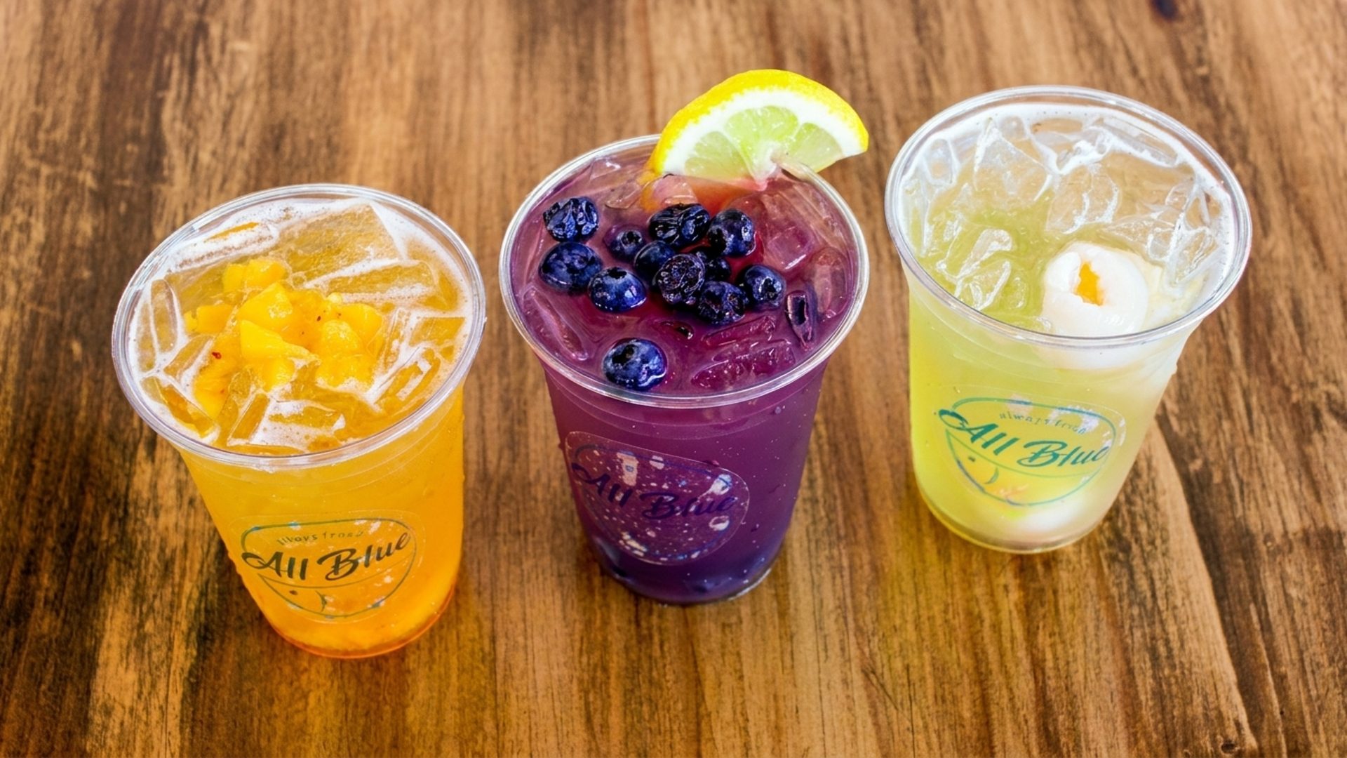 Three colors, all fresh