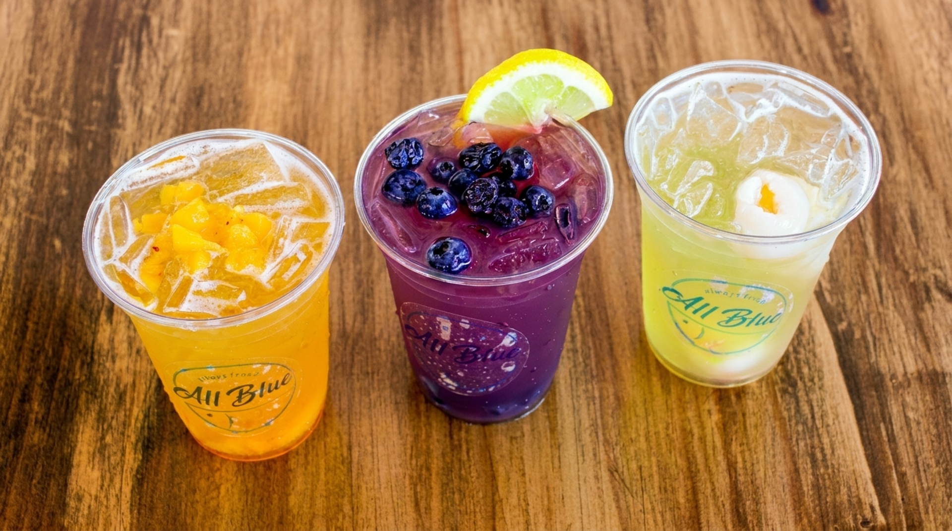 Three colors, all fresh