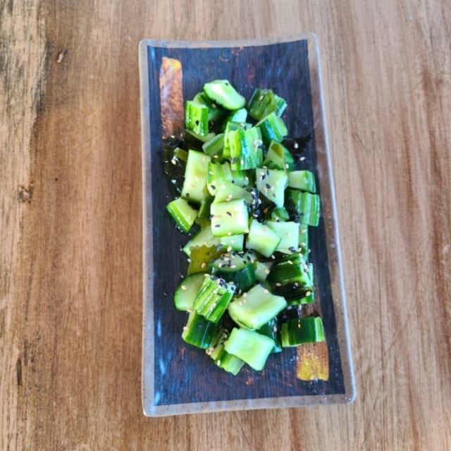 Cucumber salad.