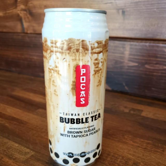 Brown sugar with tapioca pearls.