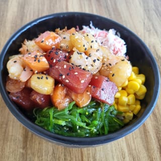All Blue Poke Bowl