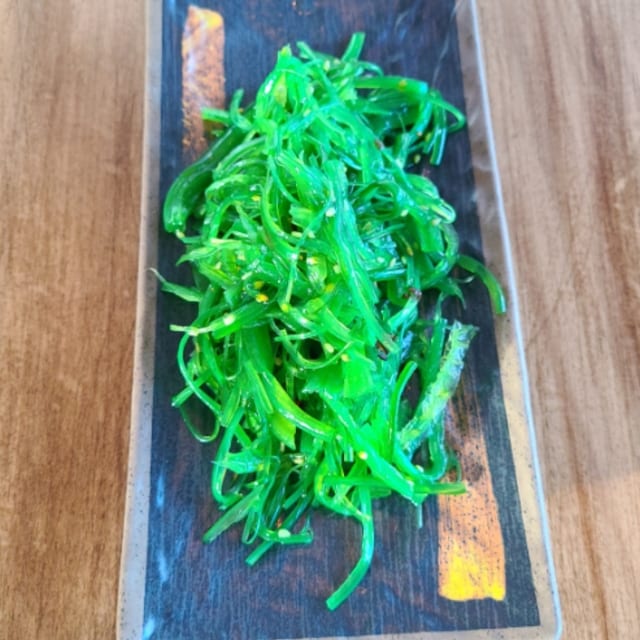 Seaweed salad.